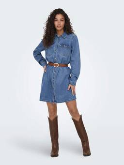 ONLY - Blue Women Denim Shirt Dress