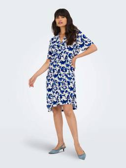 ONLY - Women White Printed V-Neck Tunic