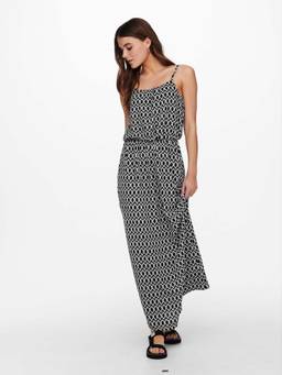 ONLY - Women Black Printed Maxi Dress