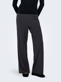 ONLY - Women Grey Mid Rise Straight Leg Trouser
