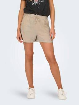 ONLY - Women Beige Cotton Shorts