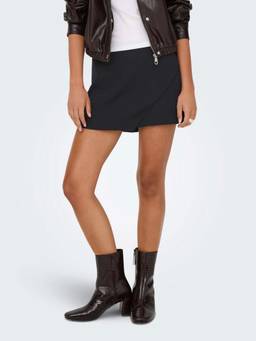 ONLY - Women Black Tailored Wrap Skirt