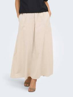 ONLY - Women Beige Maxi Skirt