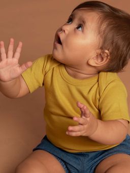 Little Bams - T-Shirt in Mustard Yellow