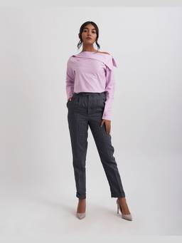 Gatsby Collection - Pink Crescent Turn Up Collar Shirt
