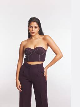 Gatsby Collection - Purple Bella Bustier