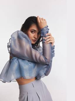 Gatsby Collection - Blue Zephyr Top