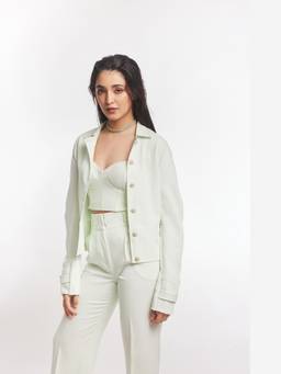 Gatsby Collection - Emma Mint Green Shacket