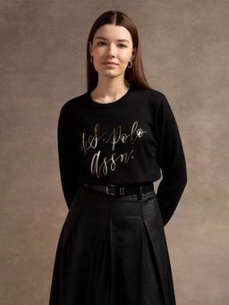 U.S. POLO ASSN. - Crew Neck Foil Print Sweater
