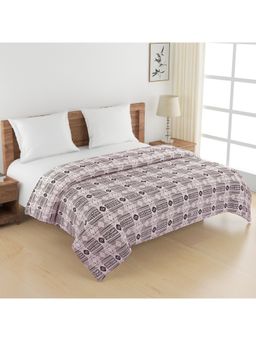 Swayam - 150 Gsm Pure Cotton Double Bed Ac Comforter - Purple (Queen)