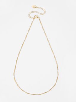 Accessorize London - Women's Gold Twist Chain Necklace