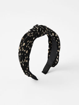 Accessorize London - Pleated Spot Knot Headband