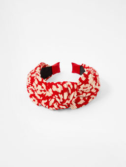 Accessorize London - Pleated Animal Knot Headband