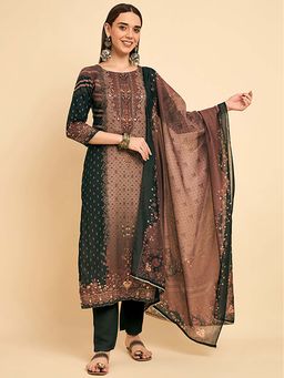 KVS FAB - Women Black Rayon Kurta with Pant