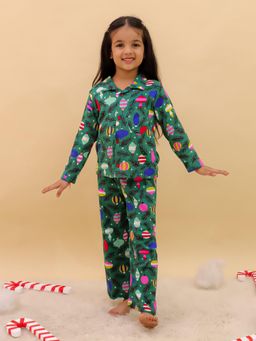 The Mom Store - Kids Merry Snuggle Squad Christmas Winter Shirt and Pyjama