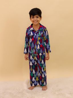 The Mom Store - Kids Silent Night Christmas Winter Shirt and Pyjama