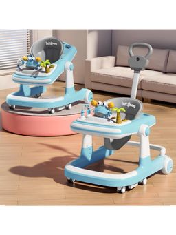 BAYBEE - 3 in 1 Baby Walker for 6-18 Month Baby Boy Girl, Push Walker for Kids (Blue)