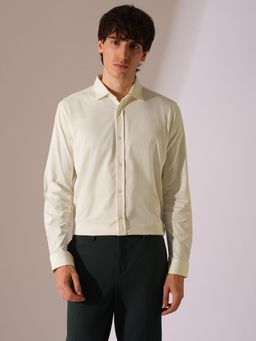 Selected - Yellow Cotton Knitted Shirt