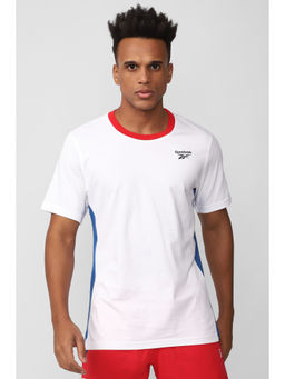 Reebok - Mens Wce White Colorblock T-Shirt