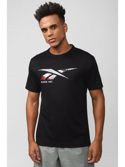 Reebok - Mens Gr Black Printed T-Shirt