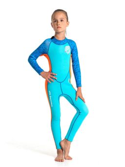 Little Surprise Box - Blue Full Length Scuba 2.5Mm Neoprene Swimwear For Water Adventures