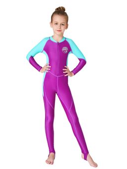 Little Surprise Box - Wine Full Length Swimwear for Water Adventure