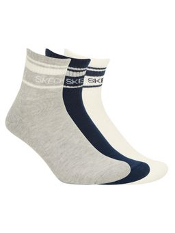 SKECHERS - Men Solid Half Terry Ankle Socks