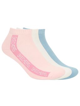 SKECHERS - Women Contrast Half Terry Ankle Socks