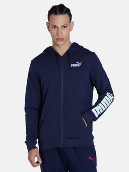 Puma - Knitted Mens Blue Jacket