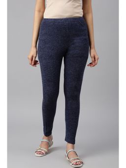 Elleven - Madival Navy Blue Skin Fit Leggings