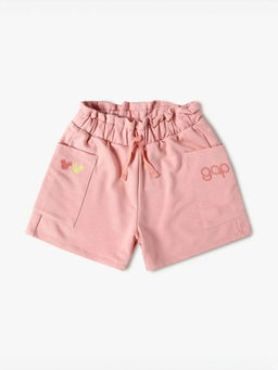 GAP - Pink Printed Cotton Blend Relaxed Fit Shorts