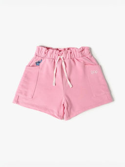 GAP - Pink Printed Cotton Blend Relaxed Fit Shorts
