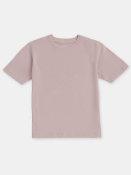 Jockey Juniors - RG02 Girls Super Combed Cotton Solid T-Shirt Pink
