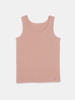 Jockey Juniors - SG02 Girls Super Combed Cotton Rib Solid Inner Tank Top Pink