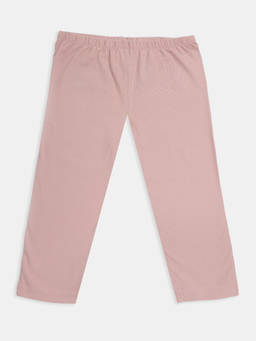 Jockey Juniors - UG08 Girls Super Combed Cotton Elastane Stretch Leggings Pink