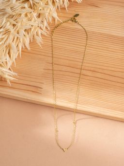 Palmonas - Tiny Hearts Station Necklace for Women - Waterproof and Anti-Tarnish