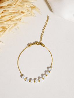 Palmonas - Elowen Pearl Strand Bracelet for Women - Waterproof and Anti-Tarnish