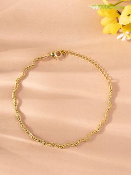 Palmonas - Wavy Curve Chain Bracelet for Women - Waterproof and Anti-Tarnish