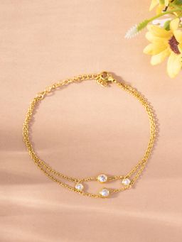 Palmonas - Minimal Twist Layer Bracelet for Women - Waterproof and Anti-Tarnish