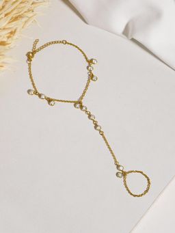 Palmonas - Serena Minimal Hand Harness Bracelet for Women - Waterproof and Anti-Tarnish