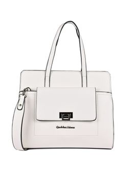 GIAN MARCO VENTURI - Lady Luxe White Soft One Size Handbag
