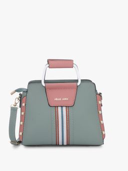 Pelle Luxur - Grey-Pink Satchel Bag