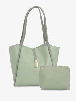 Pelle Luxur - Pistachio Green Tote Bag (Set of 2)