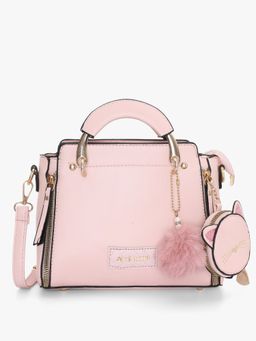 Pelle Luxur - Light Pink Satchel Bag (Set of 3)