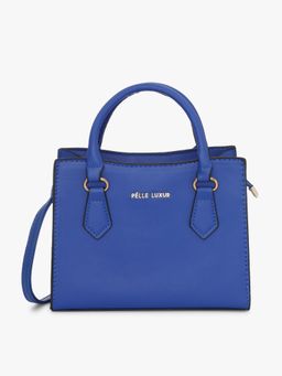 Pelle Luxur - Blue Satchel Bag