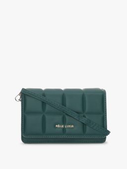 Pelle Luxur - Dark Spring Green Sling Bag