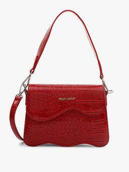 Pelle Luxur - Carmine Red Sling Bags