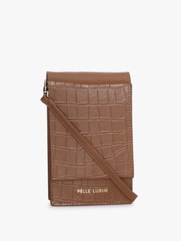 Pelle Luxur - Chocolate Brown Mobile Pouch