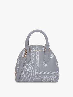 Pelle Luxur - Light Grey Printed Satchel Bags