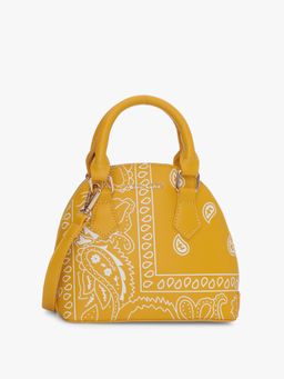 Pelle Luxur - Mustard Printed Satchel Bags